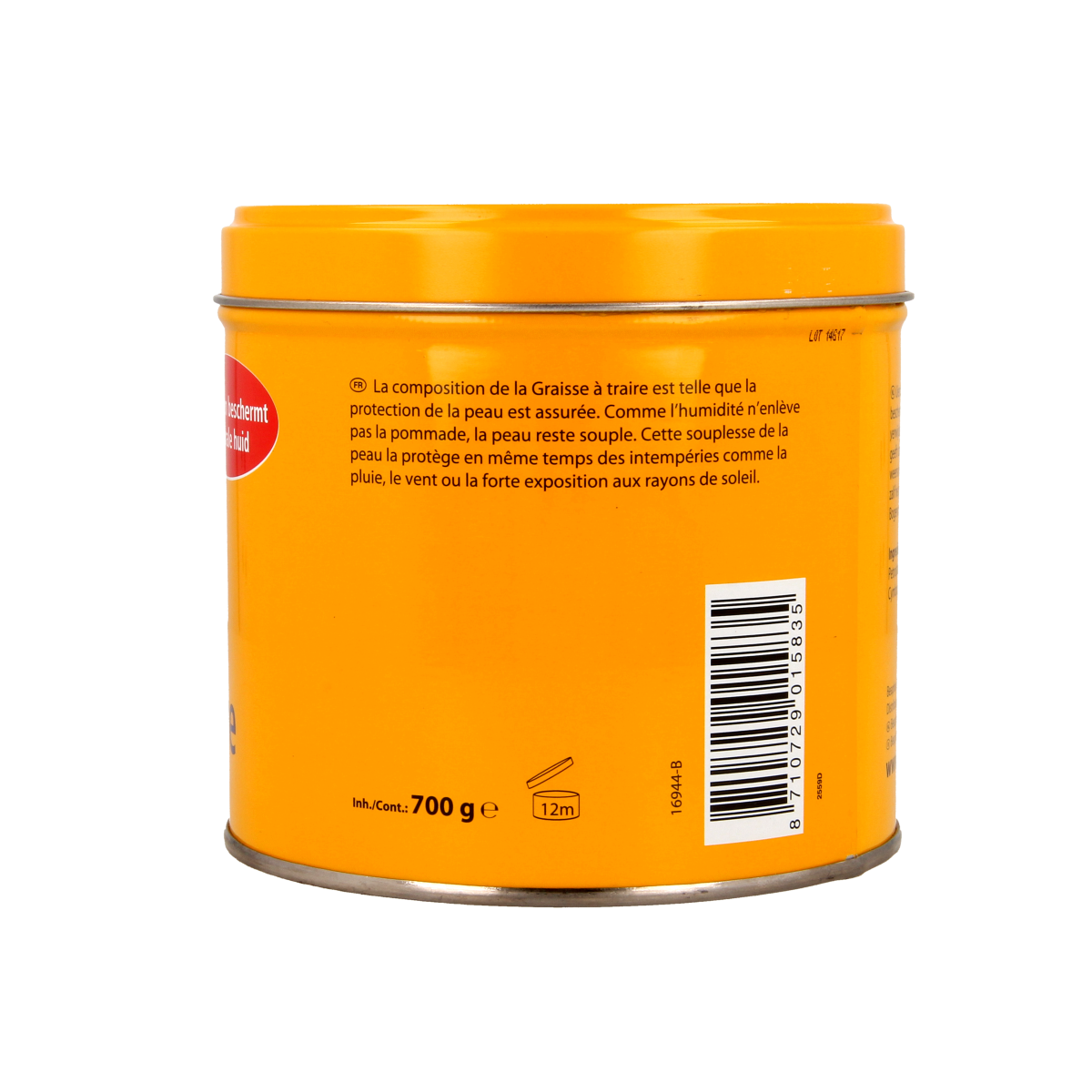 Bogena Uierzalf 700g body care product, creamy texture in a white jar with green label, for skin nourishment and hydration.