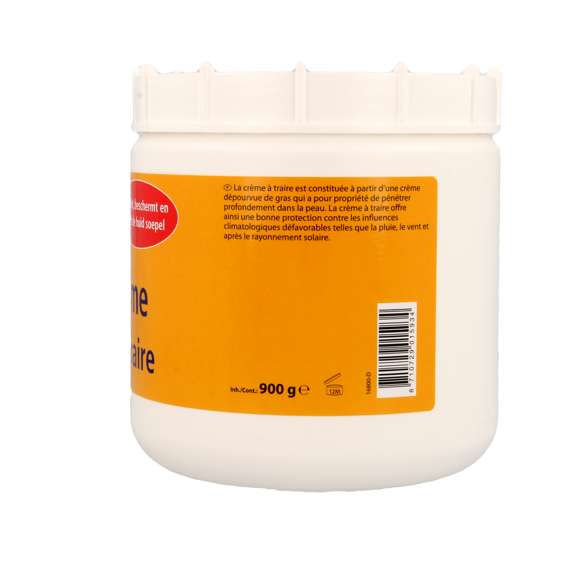 Bogena Uiercreme 900g body care product with cream in a jar, designed for nourishing and moisturizing the skin.
