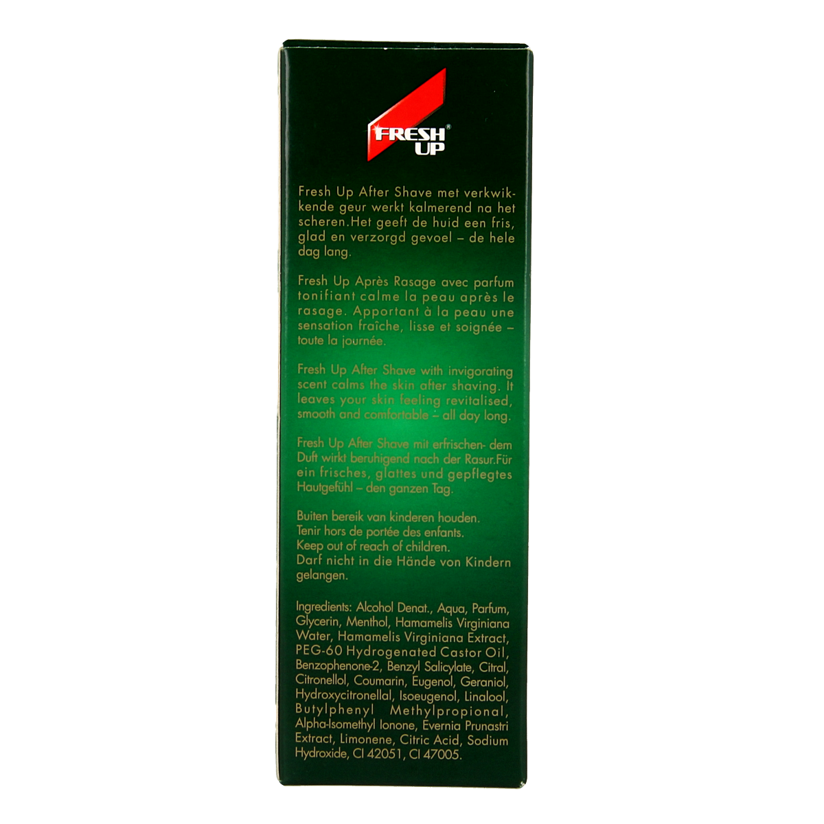 Fresh Up Original depper 100ml depilation cream tube, skincare product for hair removal, with brand label visible.