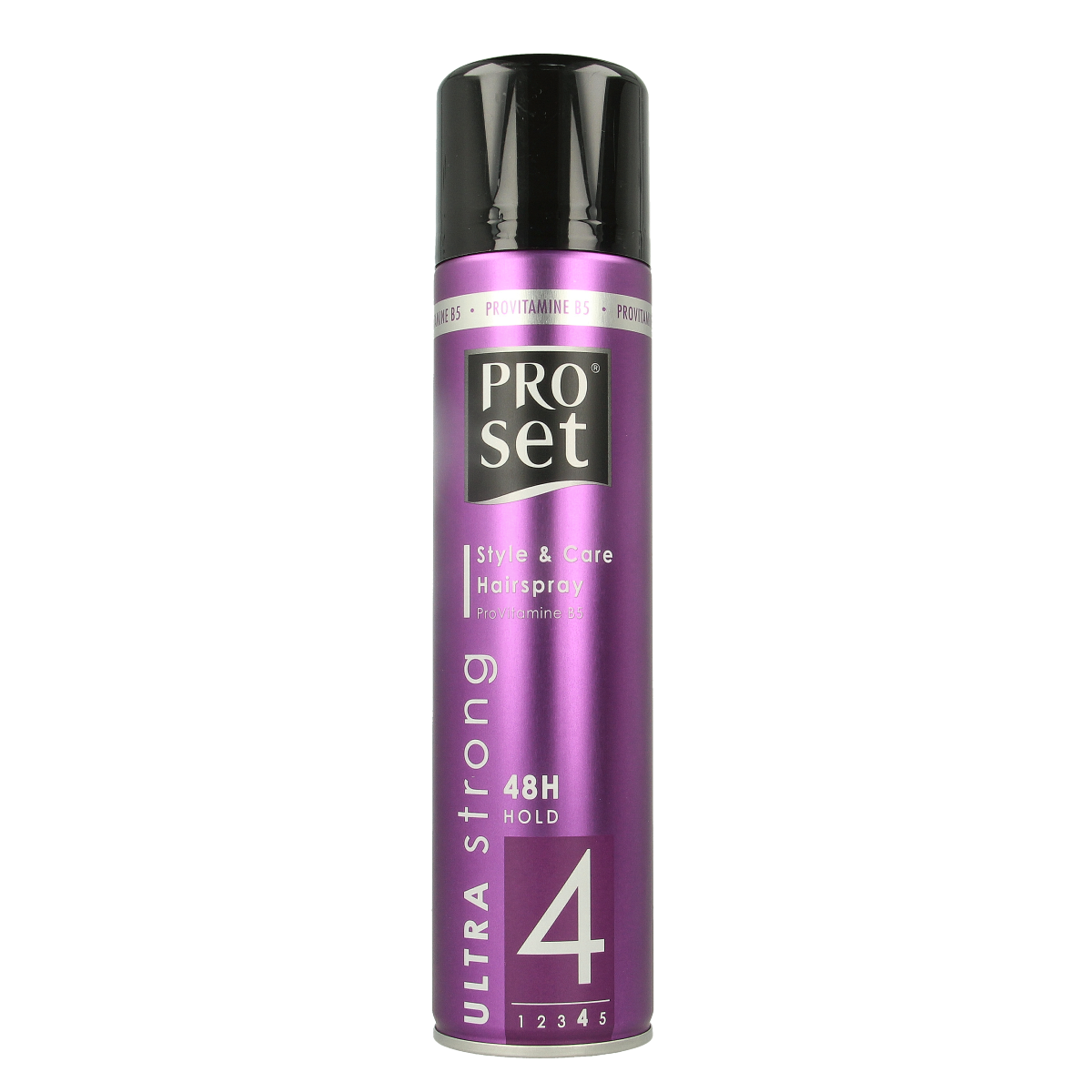 Proset Haarspray Classic Ultra Sterk hair styling spray in 300ml bottle, strong hold for long-lasting hairstyles.