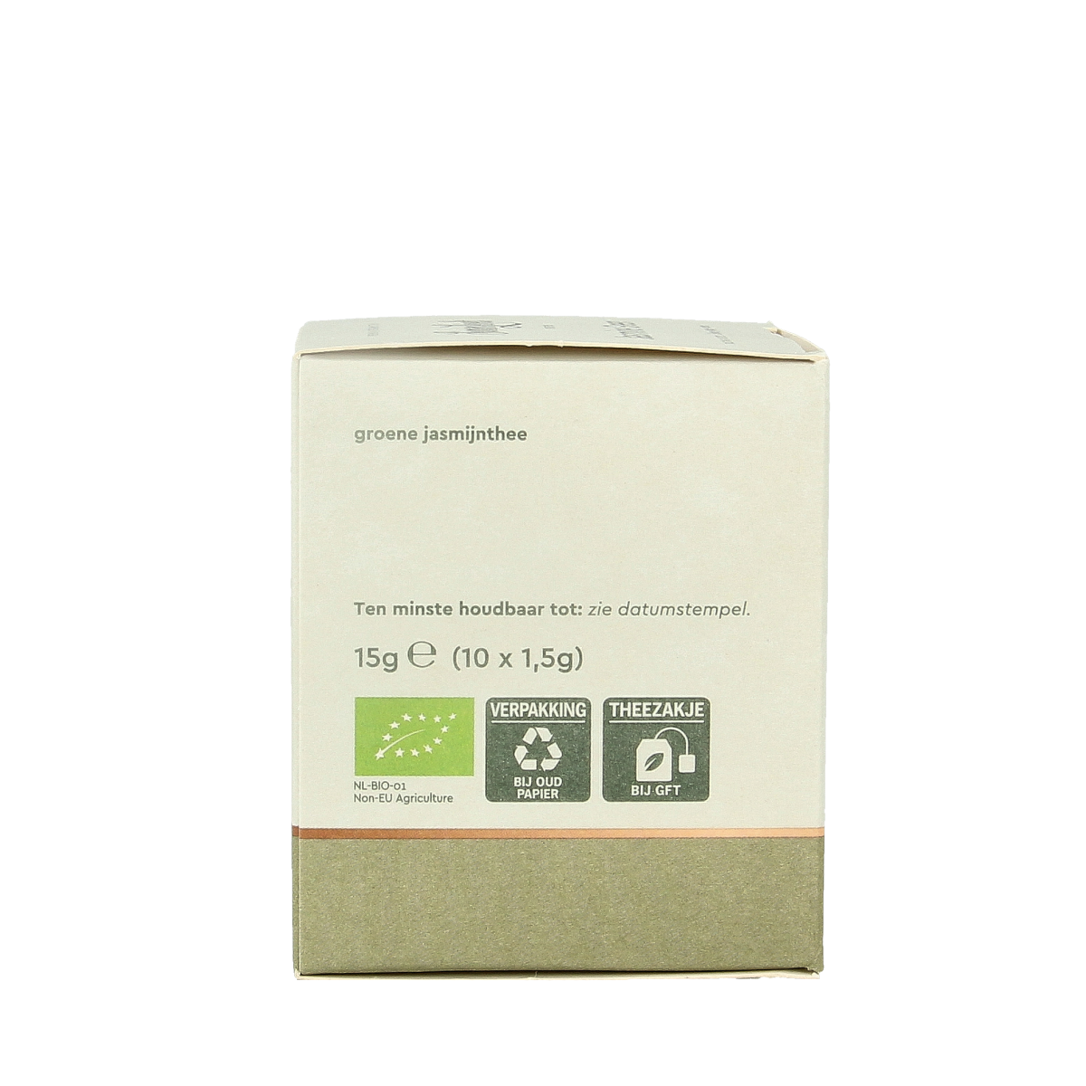 Simon Levelt bio groene thee met jasmijn in 10 zakjes, frisse en aromatische thee voor een ontspannende thee-ervaring