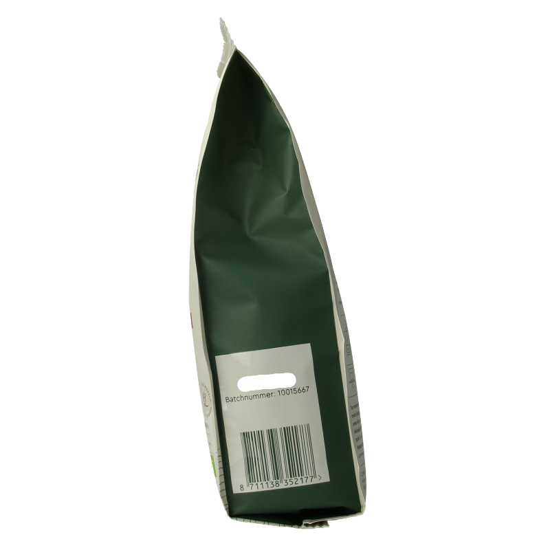 Simon Levelt Cafe Organico Forte snelfilter bio 250g, organic coffee package with a clean design and fresh coffee beans.