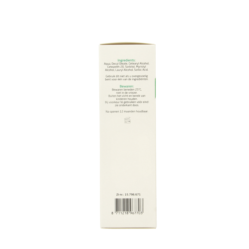 Teva Cetomacrogolcreme FNA 100 gram body care cream in a white tube, suitable for nourishing and moisturizing skin.