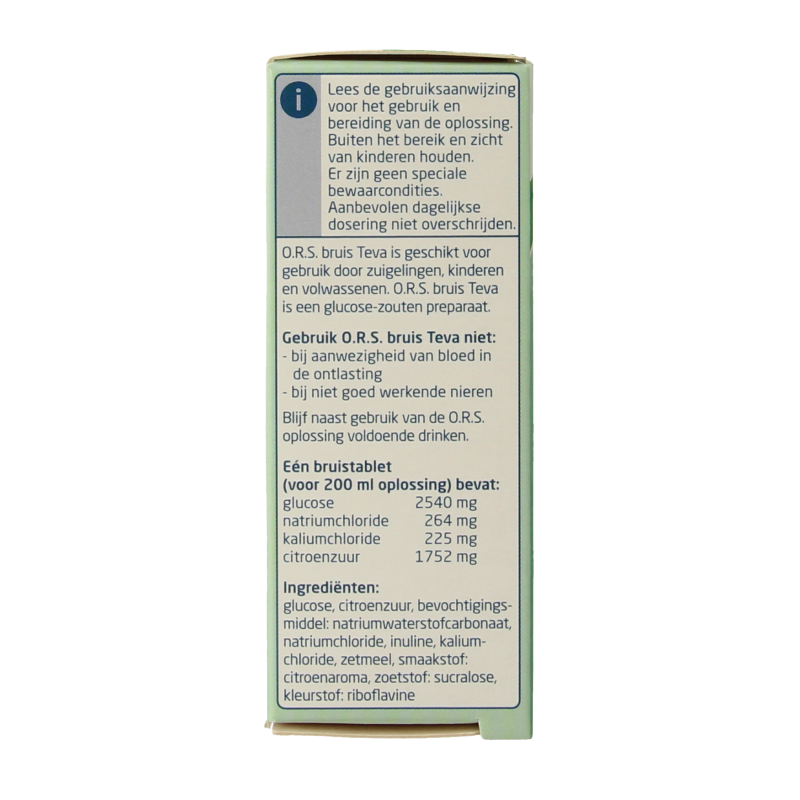 Teva ORS Bruis mineral multivitamin tablets in blister pack, dietary supplement for energy and recovery.