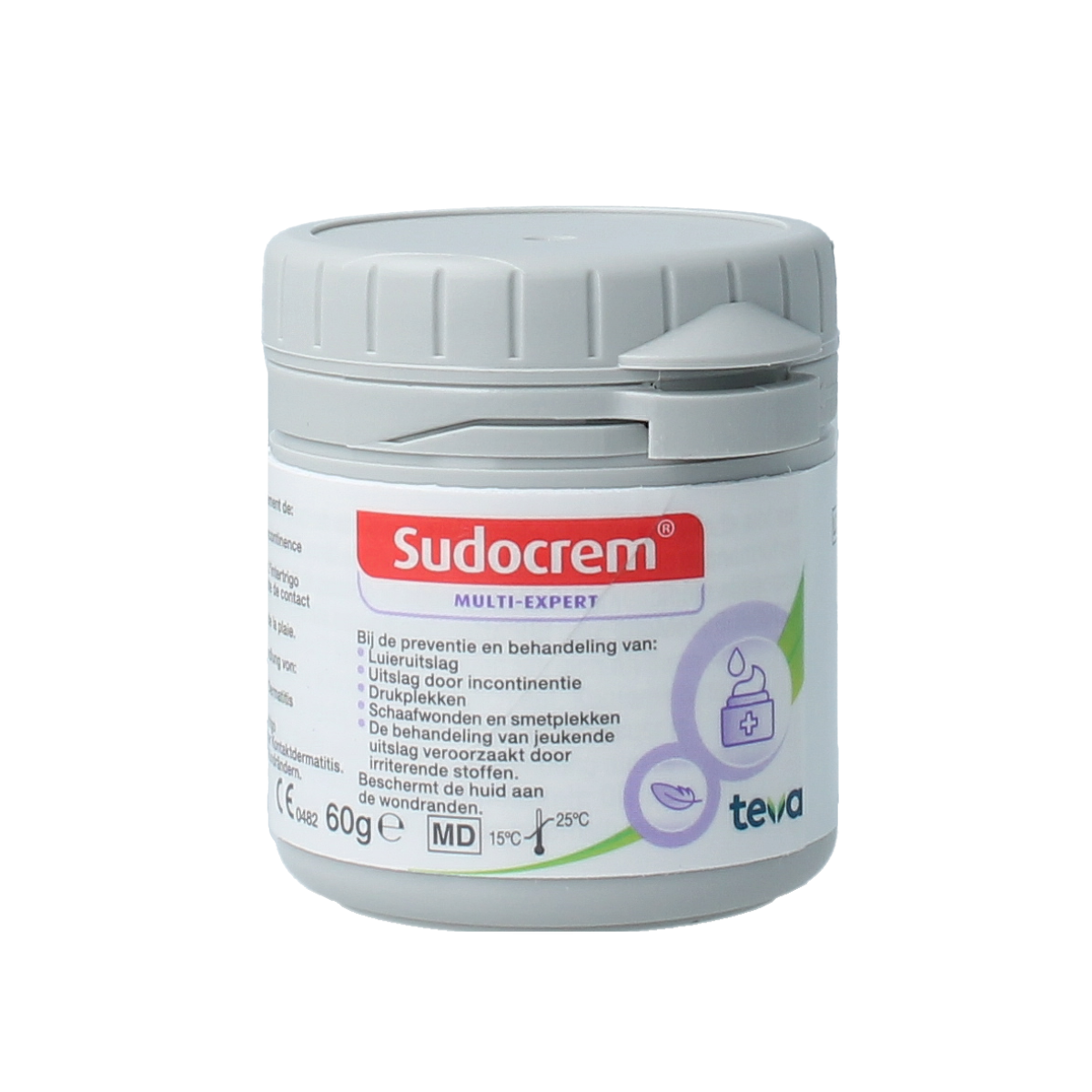 Sudocrem Multi-Expert baby and toddler skincare cream in a 60g jar, soothing and protecting sensitive skin.