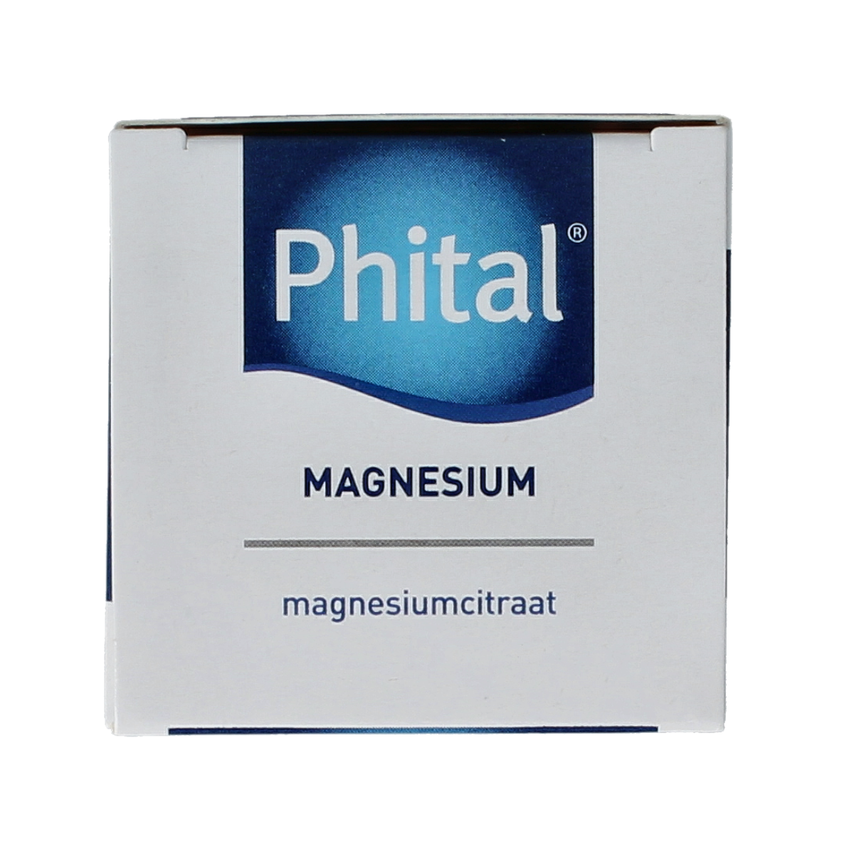 Phital Magnesium 200mg mineral tablets, 60 count, showing the bottle and tablets inside, natural supplement for magnesium intake.
