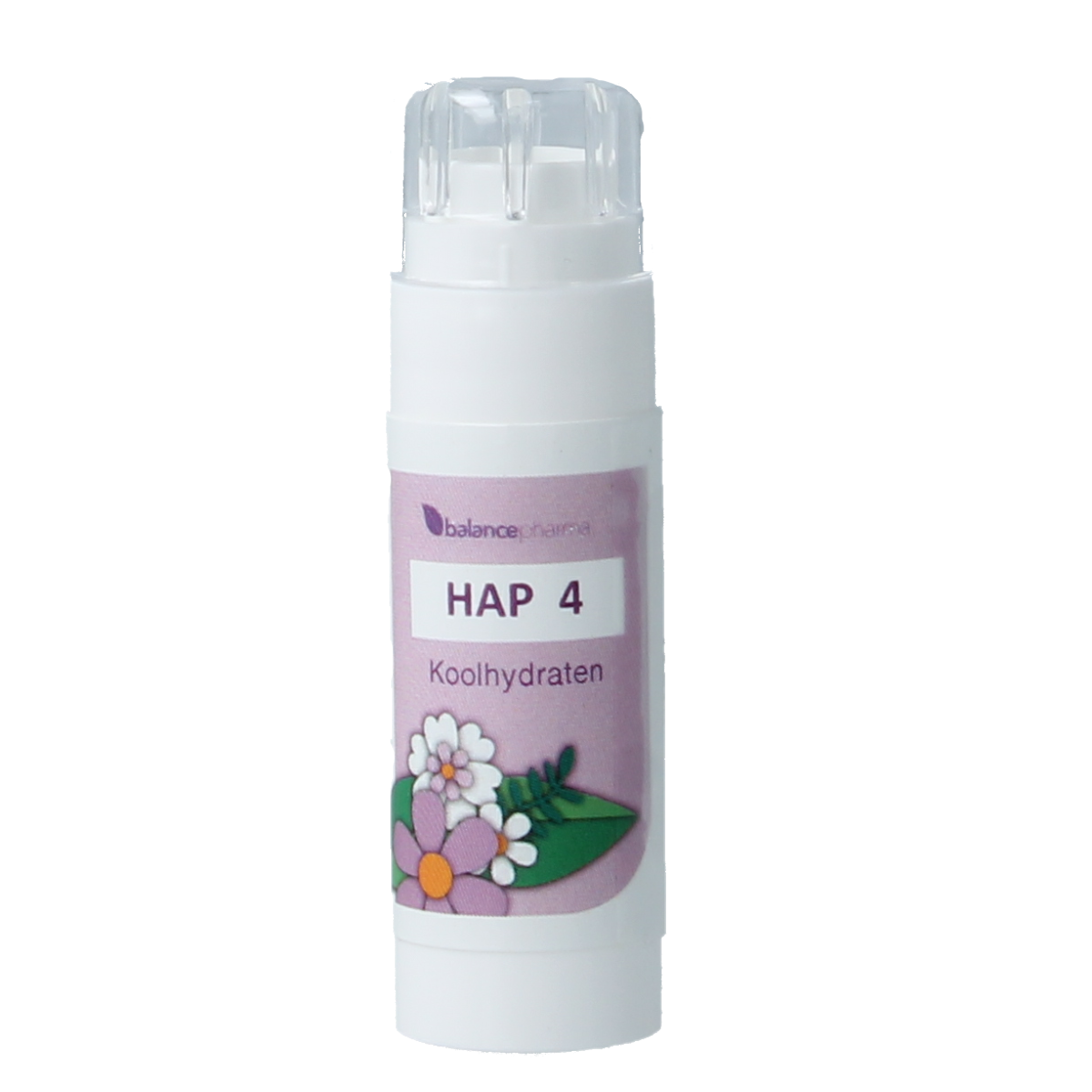 Balancepharma Koolhydraten allergoplex herbal supplement in a 6g package, designed to support carbohydrate intake.