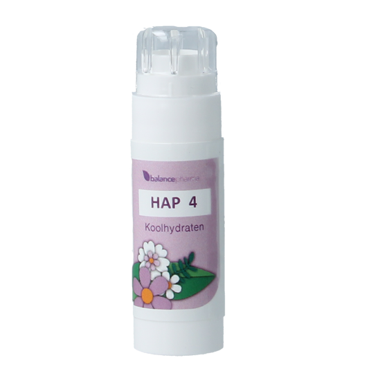 Balancepharma Koolhydraten allergoplex herbal supplement in a 6g package, designed to support carbohydrate intake.
