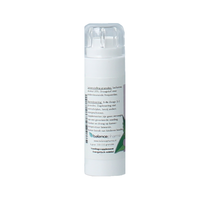 Balancepharma Citrusvruchten Allergenoplex herbal supplement in a 6g package with citrus fruit ingredients and natural herbal preparations.