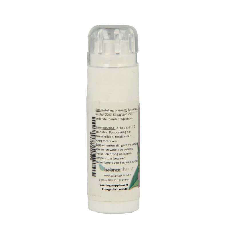 Balancepharma Conserveringen Alleroplex kruidenpreparaat in 6 gram, featuring herbal ingredients in a small container.