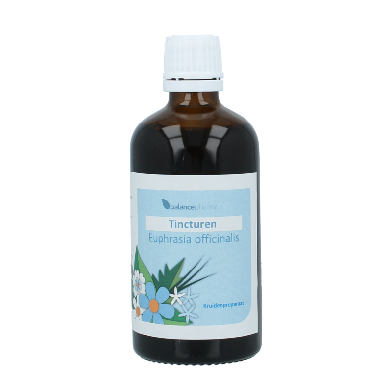 Balancepharma Euphrasia officinalis tincture in 100ml bottle, herbal remedy from Balancepharma, for natural eye and respiratory relief.