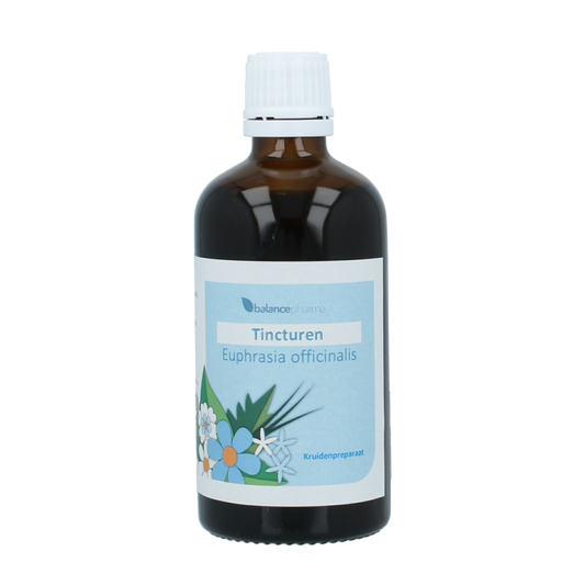 Balancepharma Euphrasia officinalis tincture in 100ml bottle, herbal remedy from Balancepharma, for natural eye and respiratory relief.