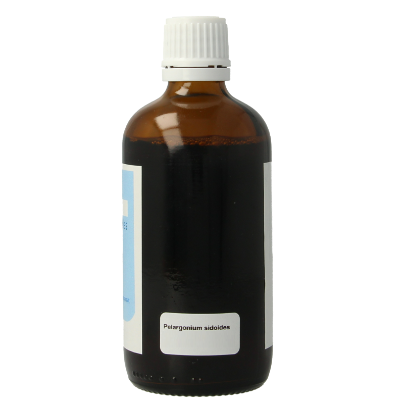 Balancepharma Pelargonium sidoides tincture in a 100ml bottle, herbal remedy for immunity support, from Balancepharma.
