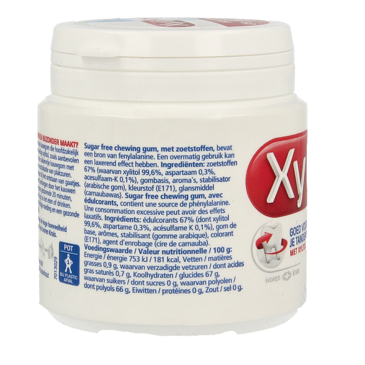 Xylifresh Peppermint snoepgoed in 93g package, featuring fresh peppermint candies with bright packaging and branding.