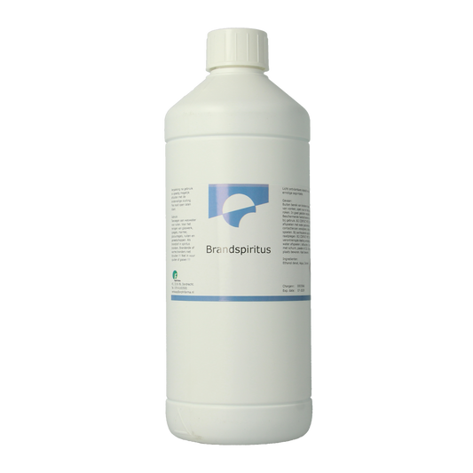 Chempropack Brandspiritus 1-liter cleaning product bottle, clear liquid, designed for household cleaning and disinfecting.