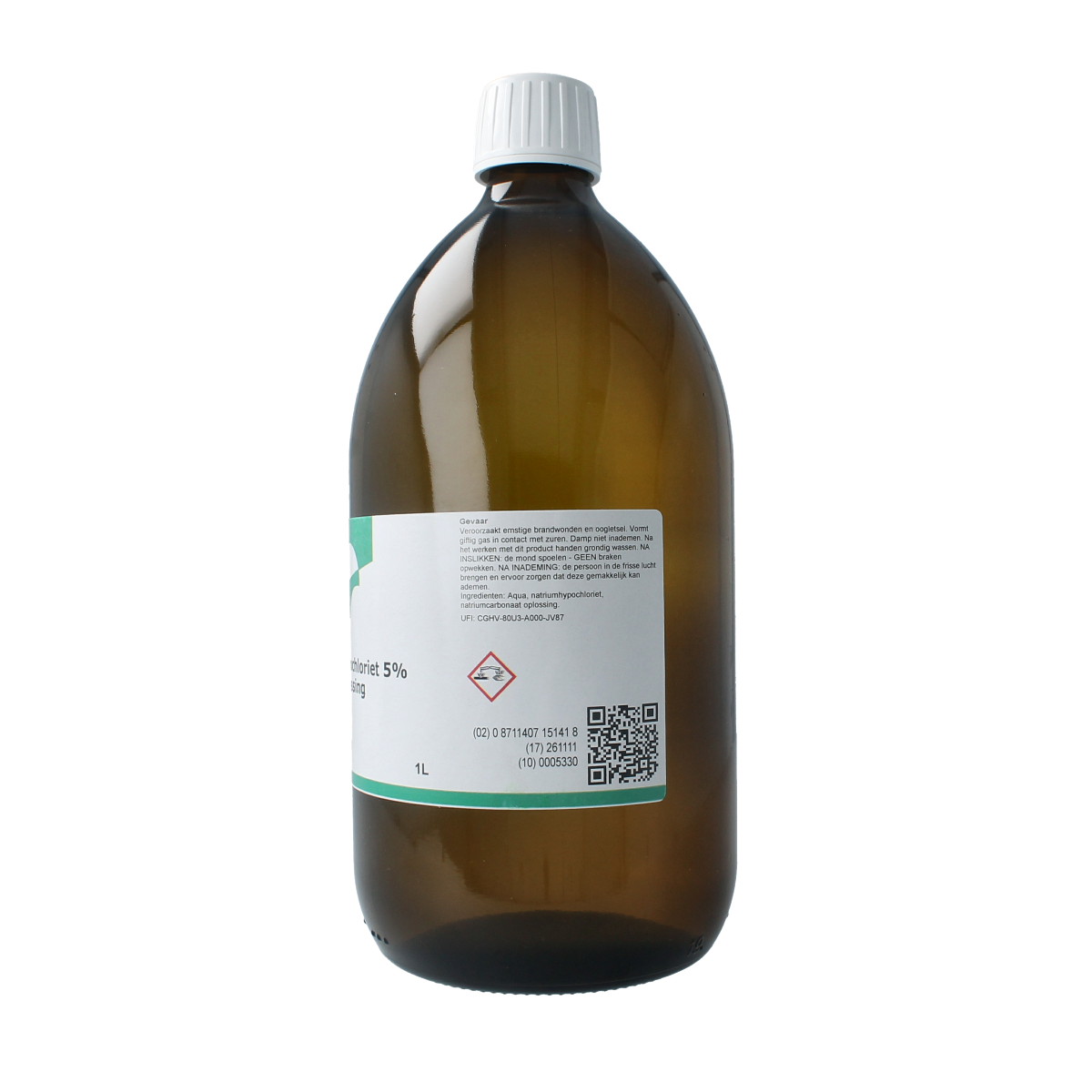 Orphi chloorbleekmiddel met 5% natriumhypochloriet, 1 liter fles