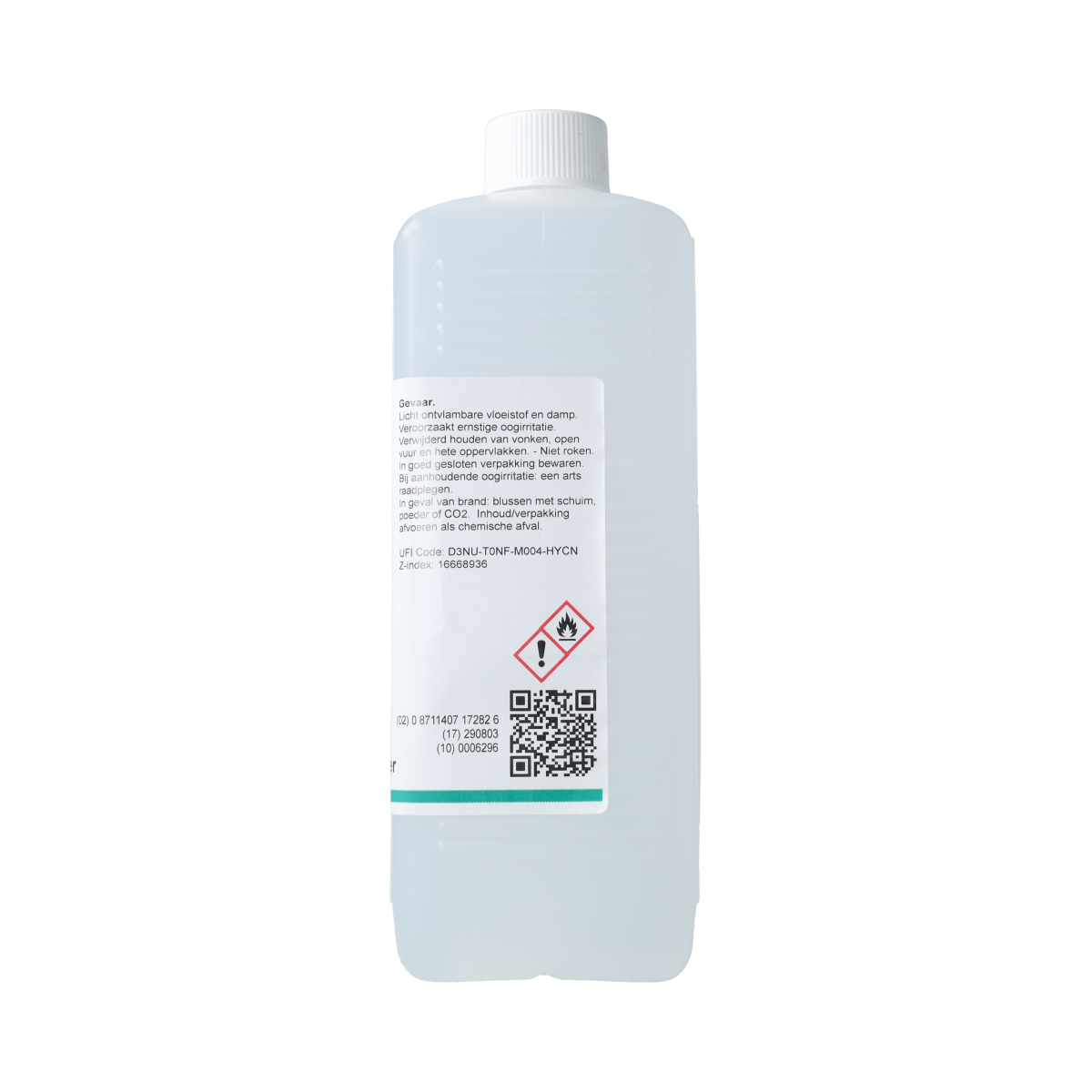 Orphi hand sanitizer 1-liter bottle with clear label, hand skincare product for disinfecting and hand hygiene.