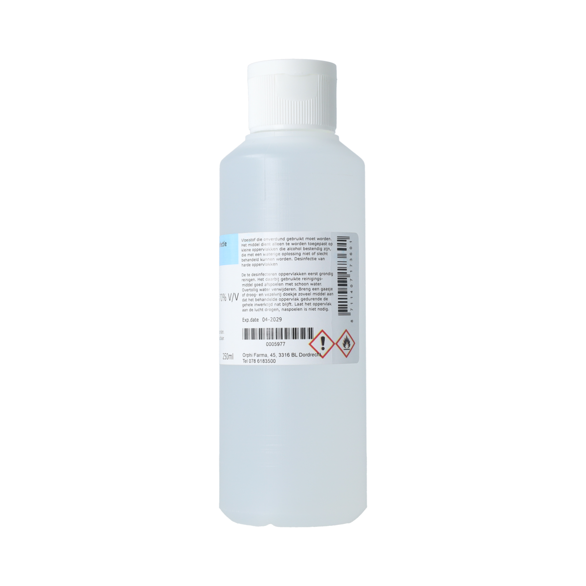 Orphi Alcohol ketonatus 70% klepdeksel 250.00 Milliliter