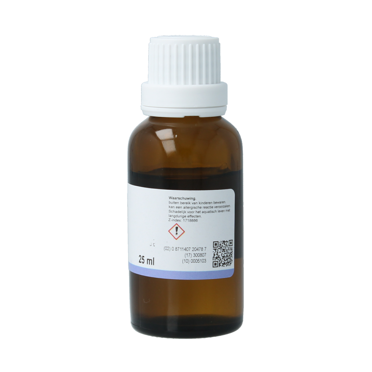 Orphi Lavender Essential Oil 25ml bottle, natural aromatic etheric oil with lavender scent, in clear glass bottle