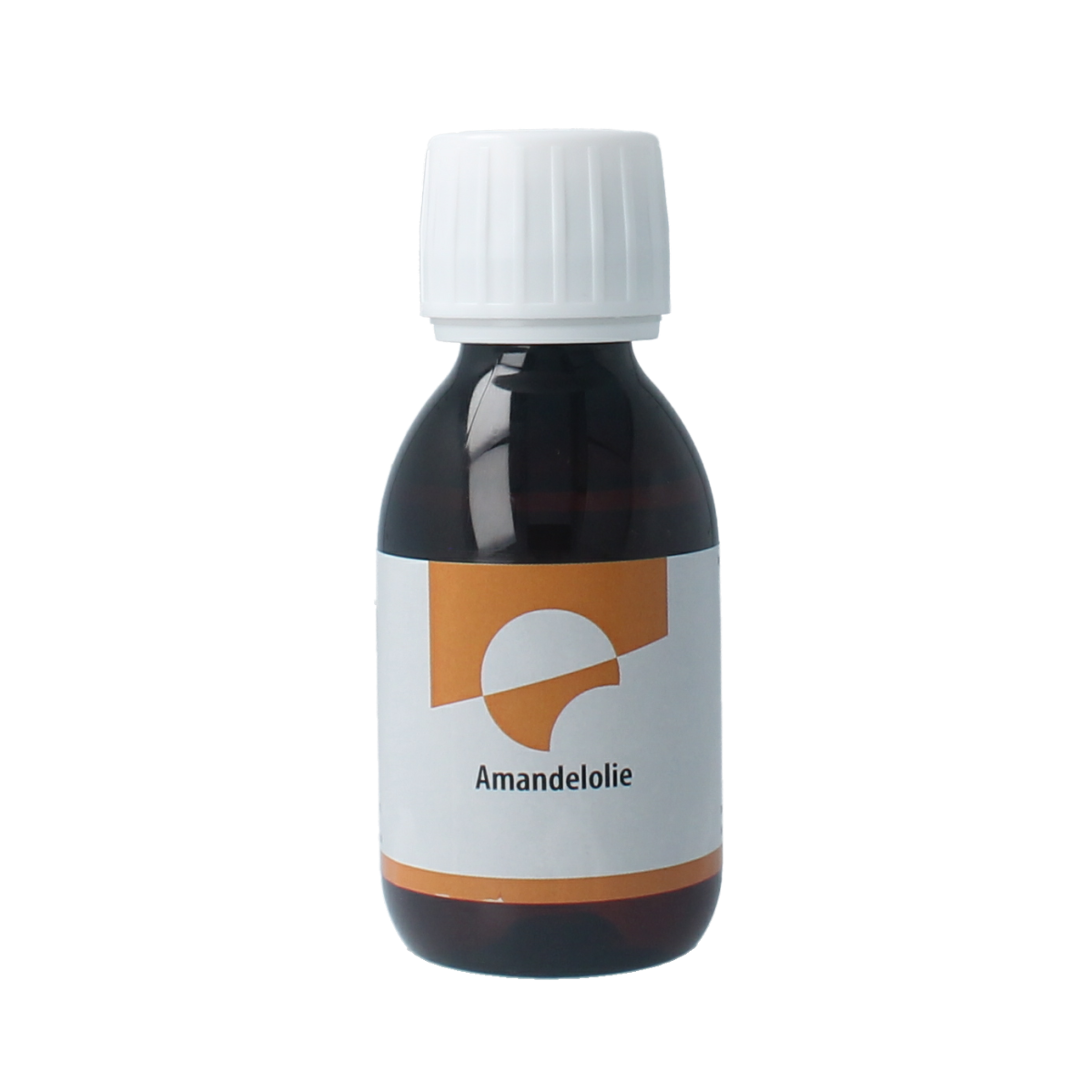 Chempropack Amandelolie body care oil bottle, 110ml, natural almond oil for skin nourishment and hydration.