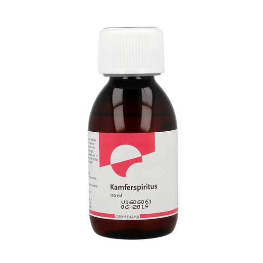 Chempropack Kamferspiritus 110ml cleaning product bottle with clear liquid, used for household or sanitation purposes.