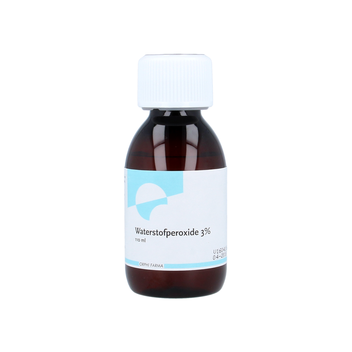 Orphi Hydrogen Peroxide 3% cleaning solution in a 110ml bottle, used for disinfecting and cleaning surfaces.