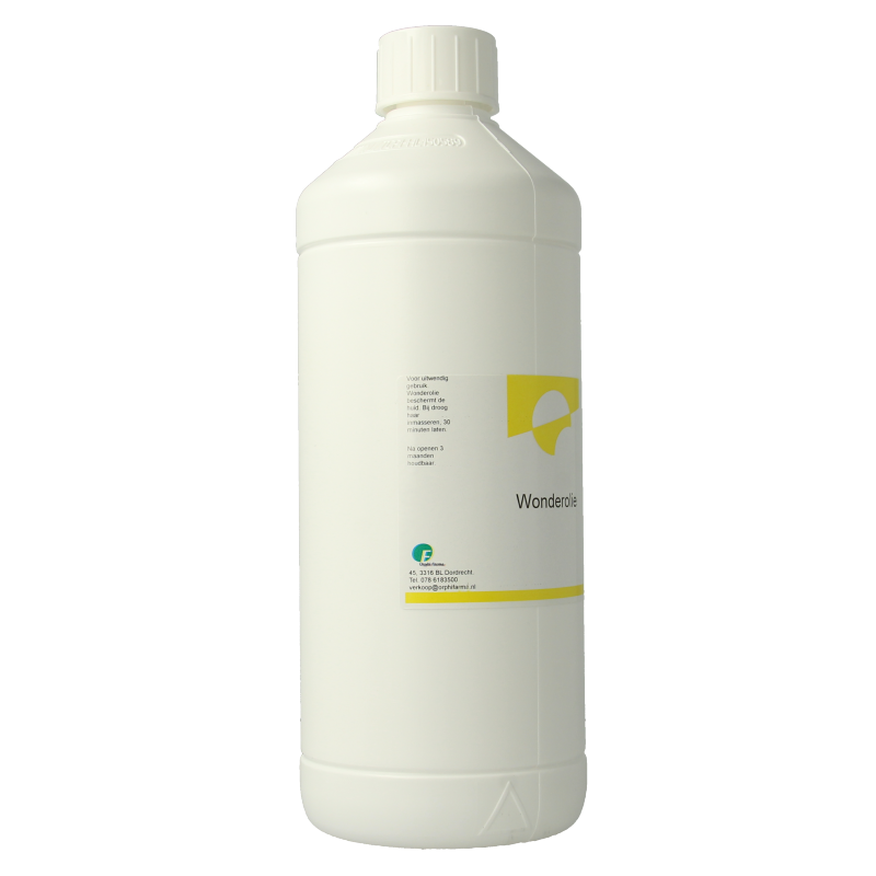 Chempropack Wonderolie 1-liter cleaning product bottle with label and cap, used for household cleaning tasks.