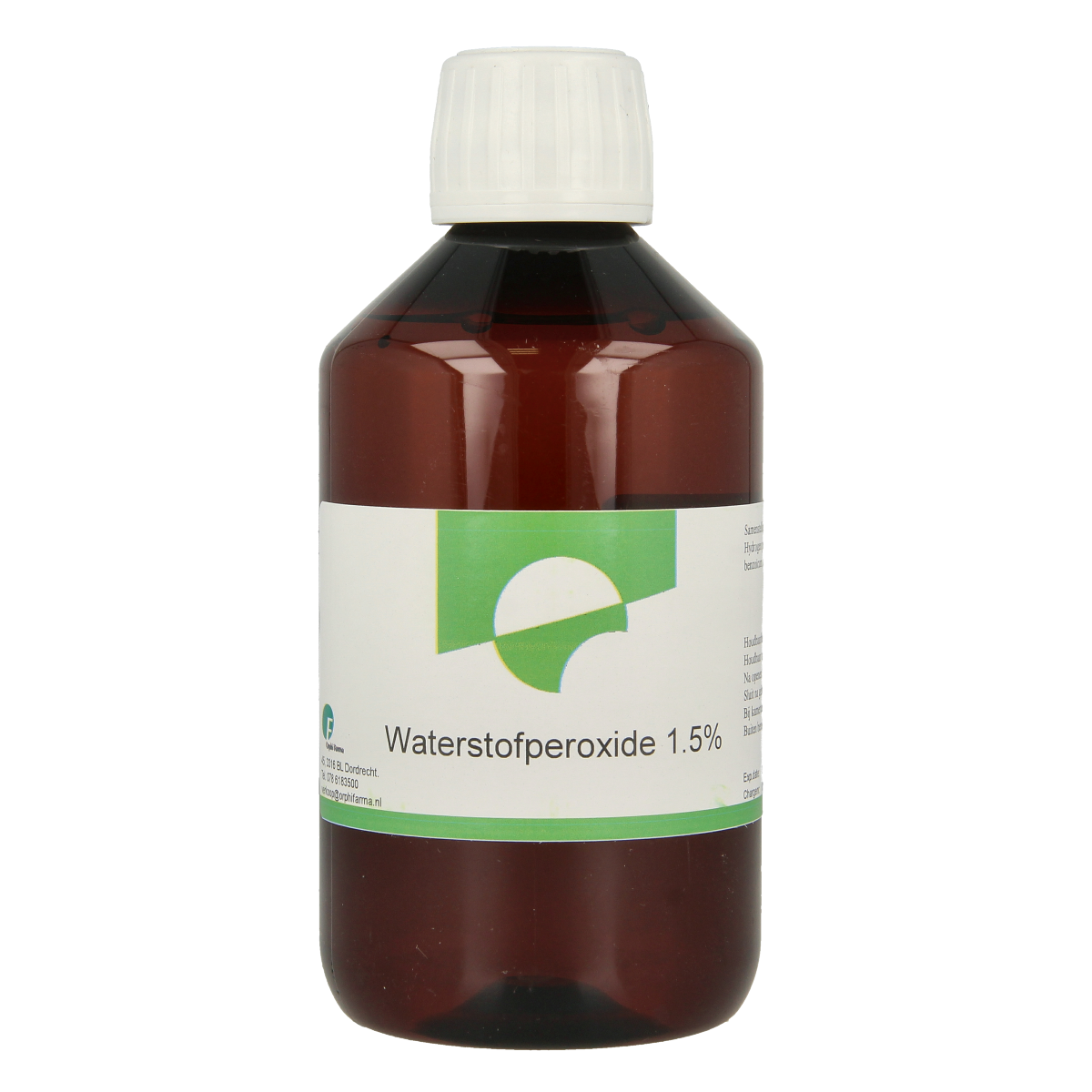 Orphi hydrogen peroxide 1.5% cleaning solution in a 300ml bottle, suitable for household disinfecting and cleaning tasks.
