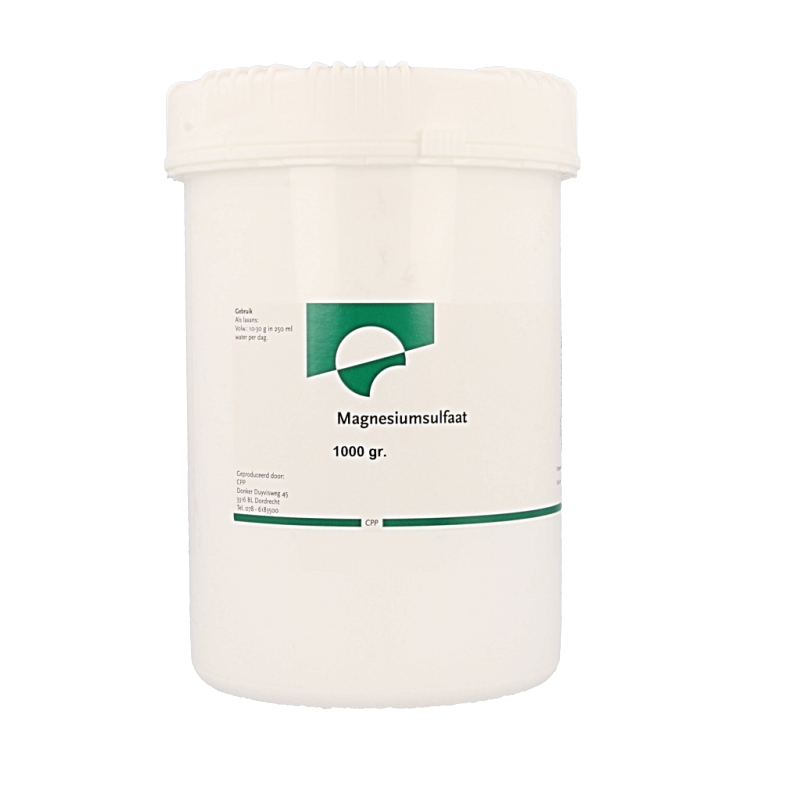 Chempropack magnesium sulfate cleaning article in a 1kg package, used for industrial or household cleaning purposes.