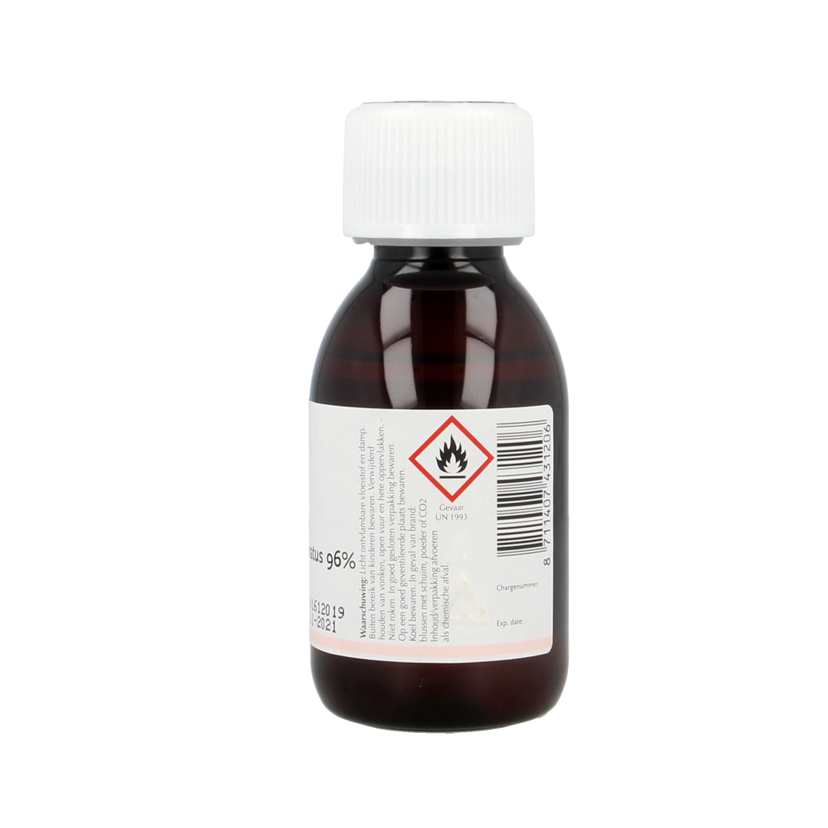Chempropack disinfectant alcohol ketonatus 96% in a 110 ml bottle, used for sanitizing and cleaning surfaces.
