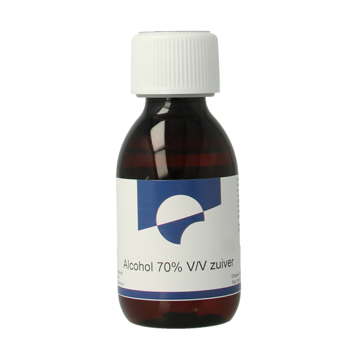 Chempropack Alcohol 70% pure cleaning solution in a 110ml bottle, used for disinfecting and sanitizing surfaces.