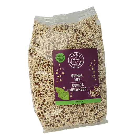 Raw Your Organic Nature Quinoa Mix bio in a 400g package, showcasing the natural, organic superfood blend in a clear bag.
