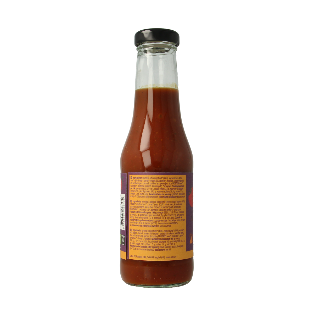 Organic Nature Curry Ketchup in a 500g bottle, natural sauce and flavor enhancer from Your Organic Nature.