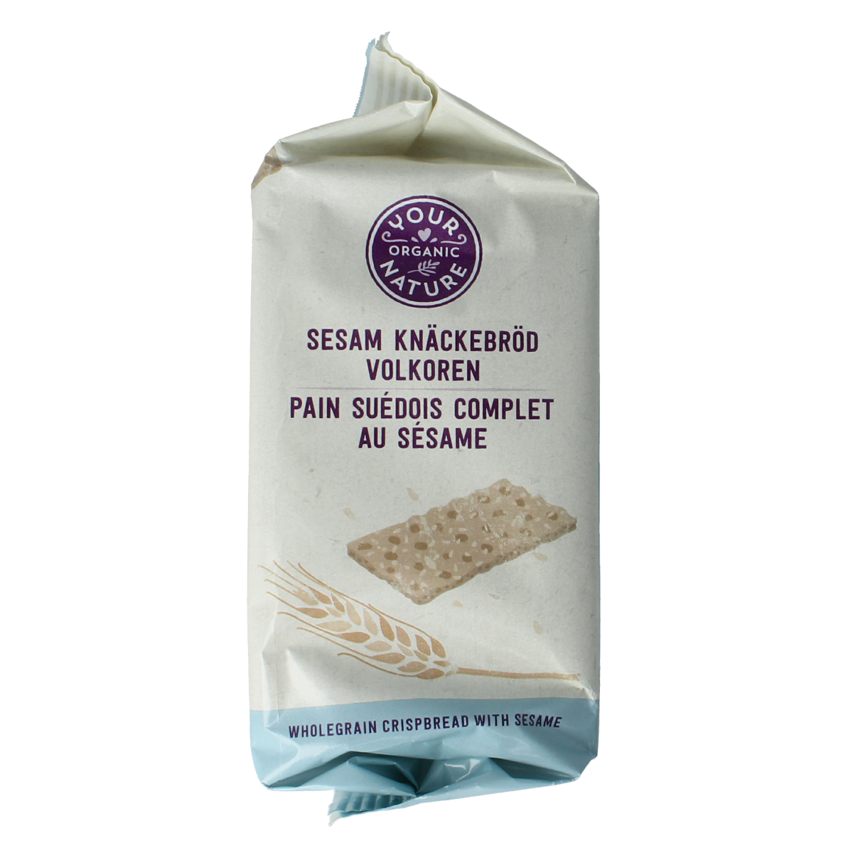Your Organic Nature Knackebrod volkoren sesam bio 250.00 Gram