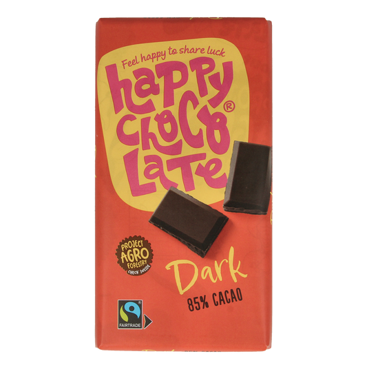 Happy Chocolate Dark 85% bio 200.00 Gram