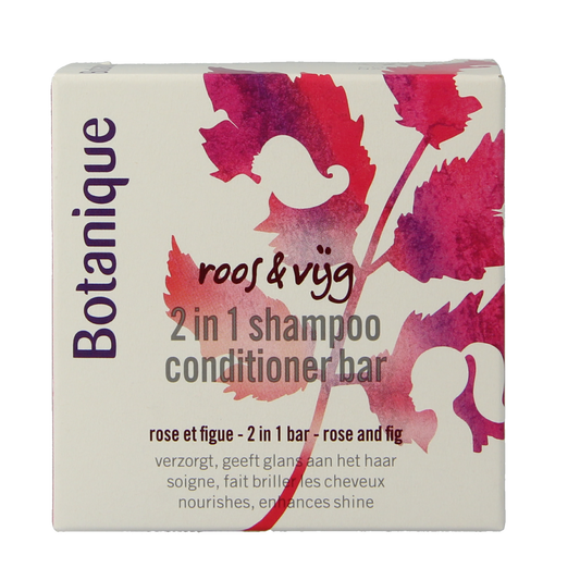 Botanique 2-in-1 Shampoo conditioner bar roos & vijg 100.00 Gram