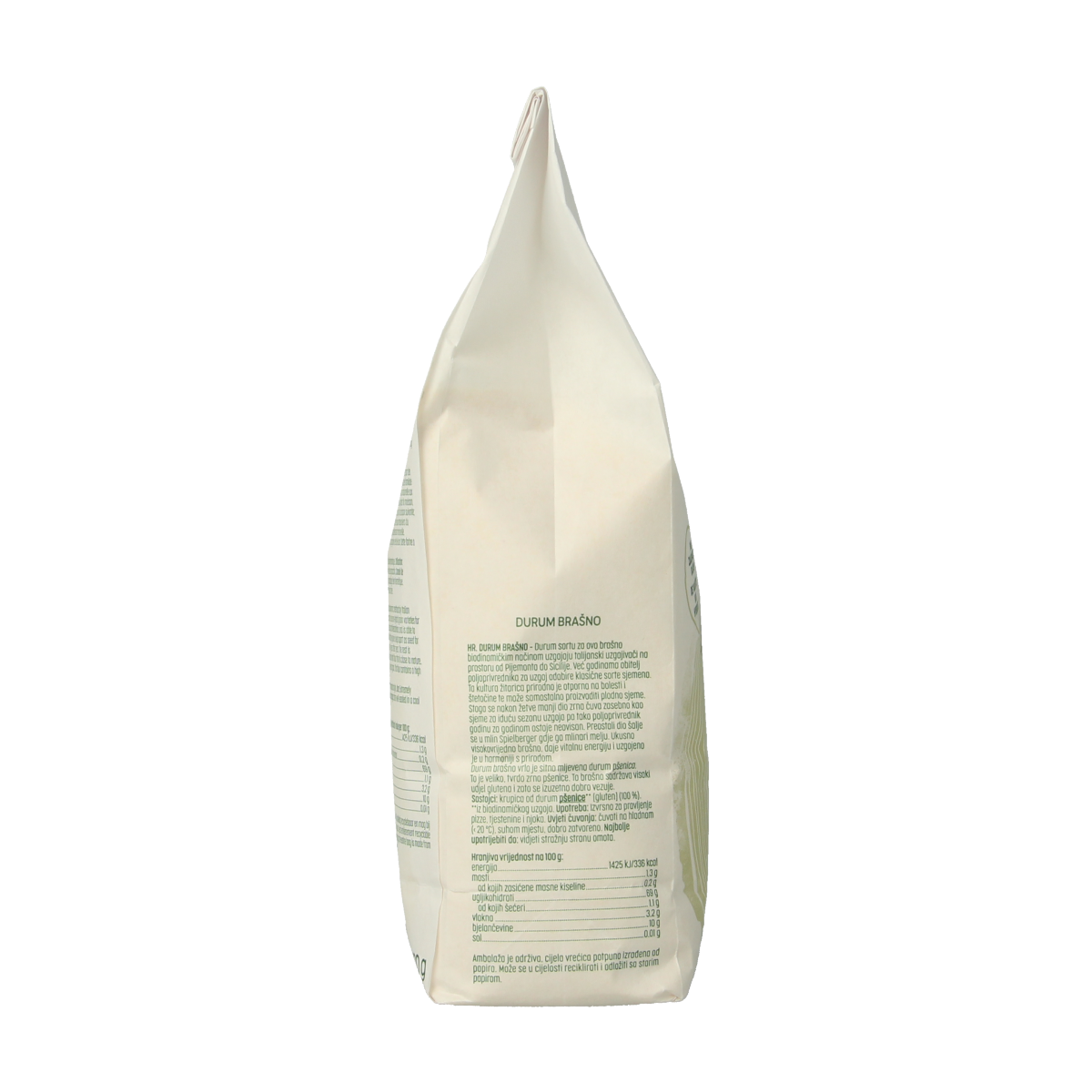 Luna E Terra Durummeel bio bakmixen, 500g, organic durum wheat flour for baking and cooking.