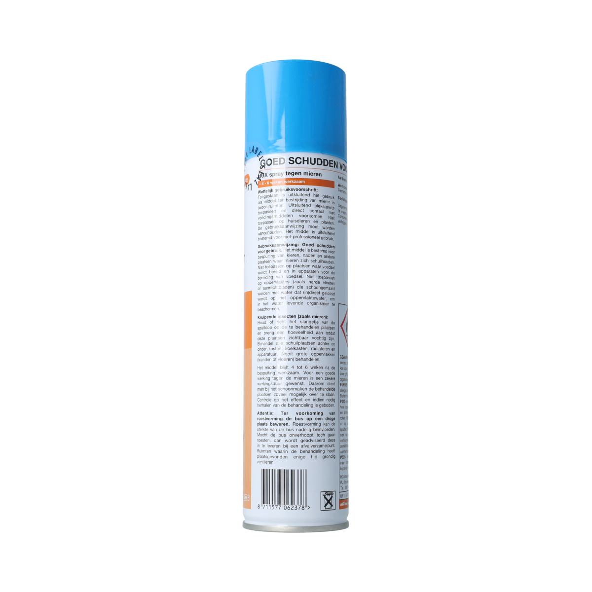 HG X Mieren spray in 400ml bottle, a pesticide designed to eliminate ants and pests effectively.