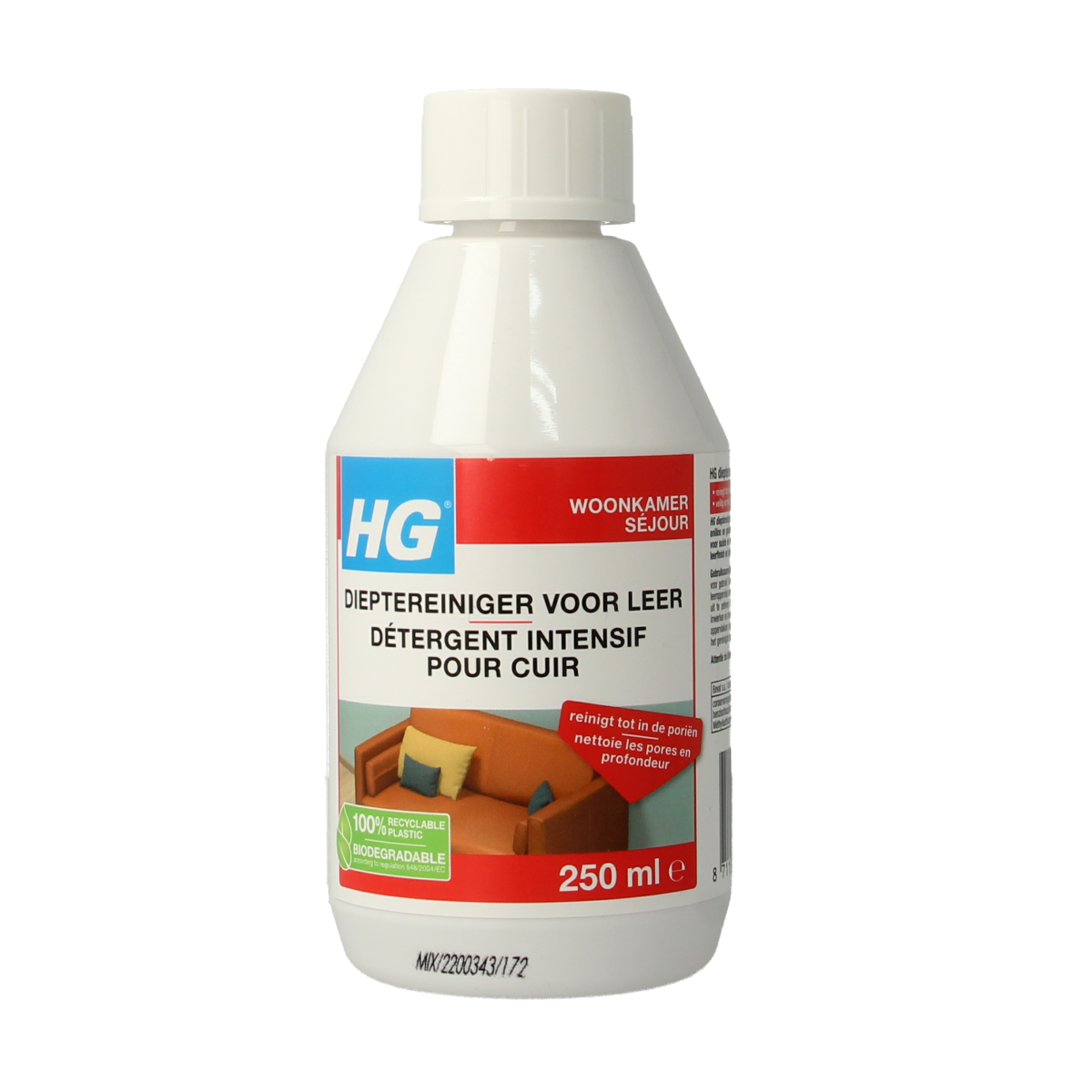 HG Dieptereiniger voor leer 250.00 Milliliter