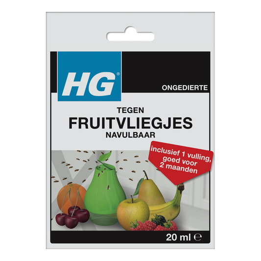HG X fruit fly trap pesticide in 20ml bottle, designed to attract and control fruit flies effectively.