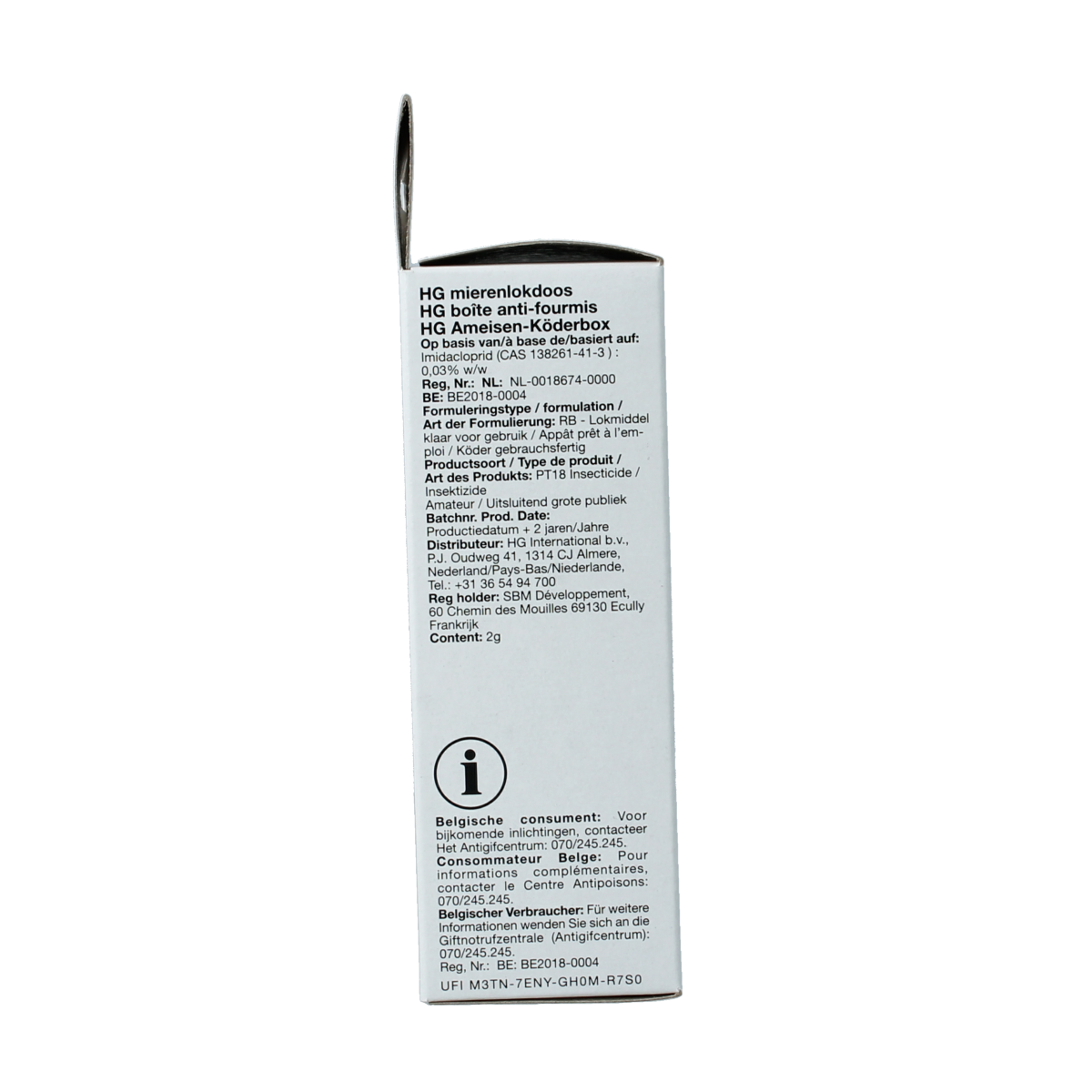 HG HG X mierenlokdoos binnen en buiten, pest control set with two insect traps for ants and pests, indoor and outdoor use