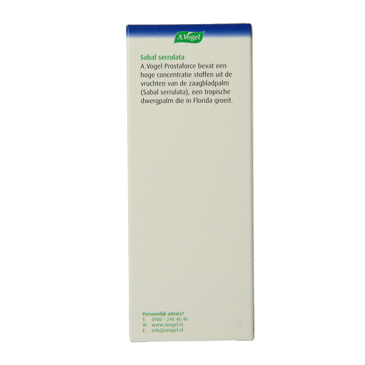 A Vogel Prostaforce herbal drops in a 100ml bottle, with herbal ingredients and dropper cap, on a neutral background.