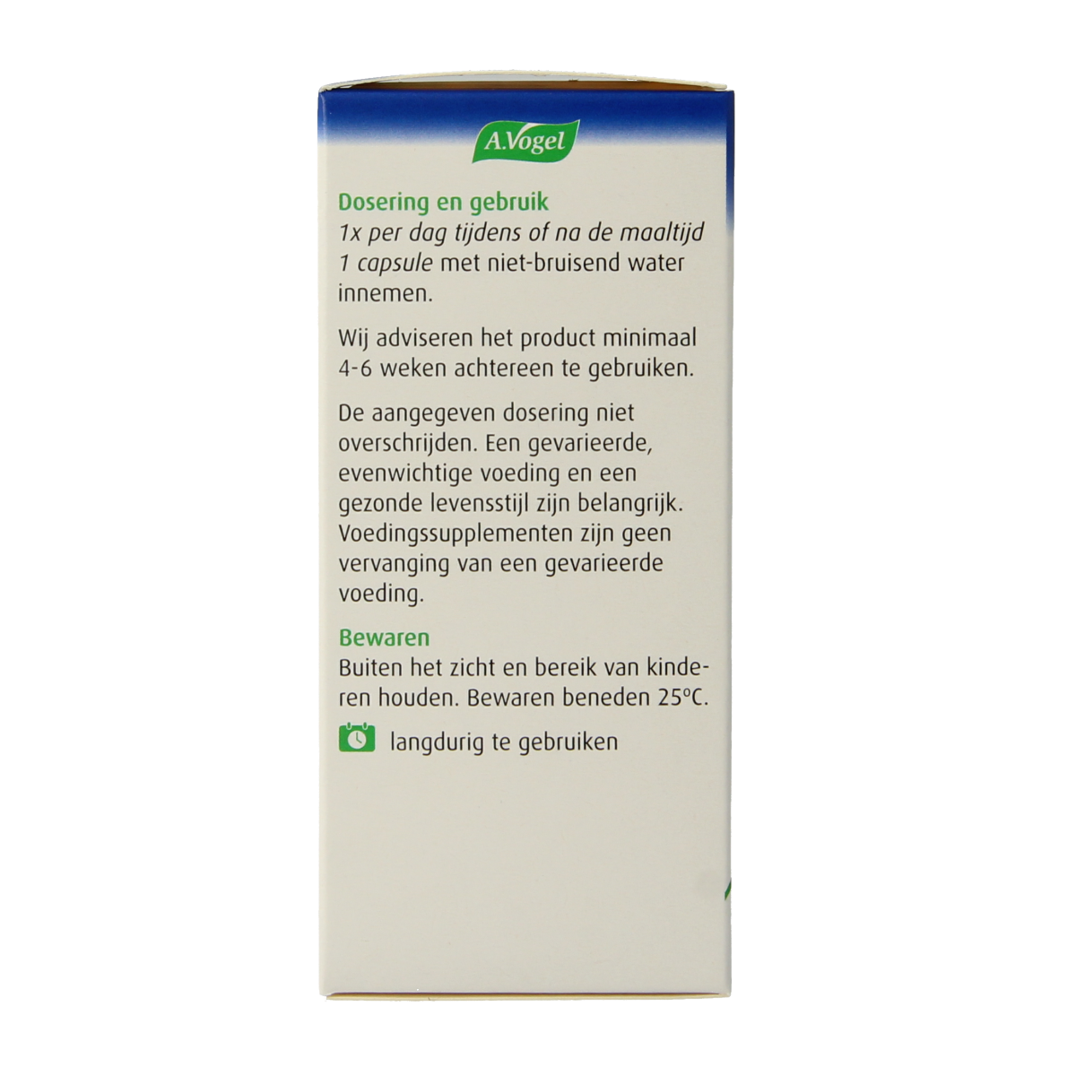 A Vogel Prostaforce capsules in a jar, herbal supplement for urinary health, with green and white packaging and capsule count label.