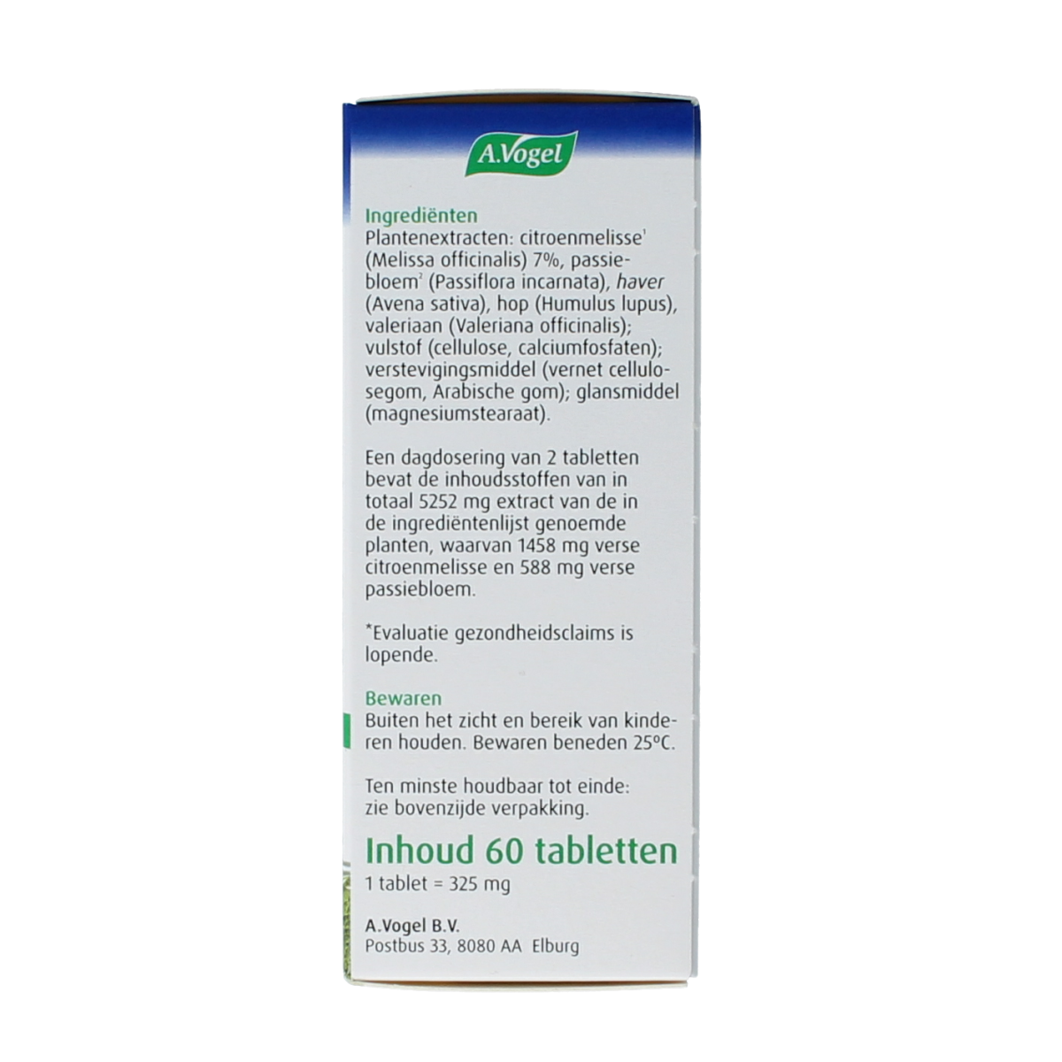 A Vogel Nachtrust herbal tablets in a bottle, natural remedies for sleep support, 60 tablets in a herbal supplement package.
