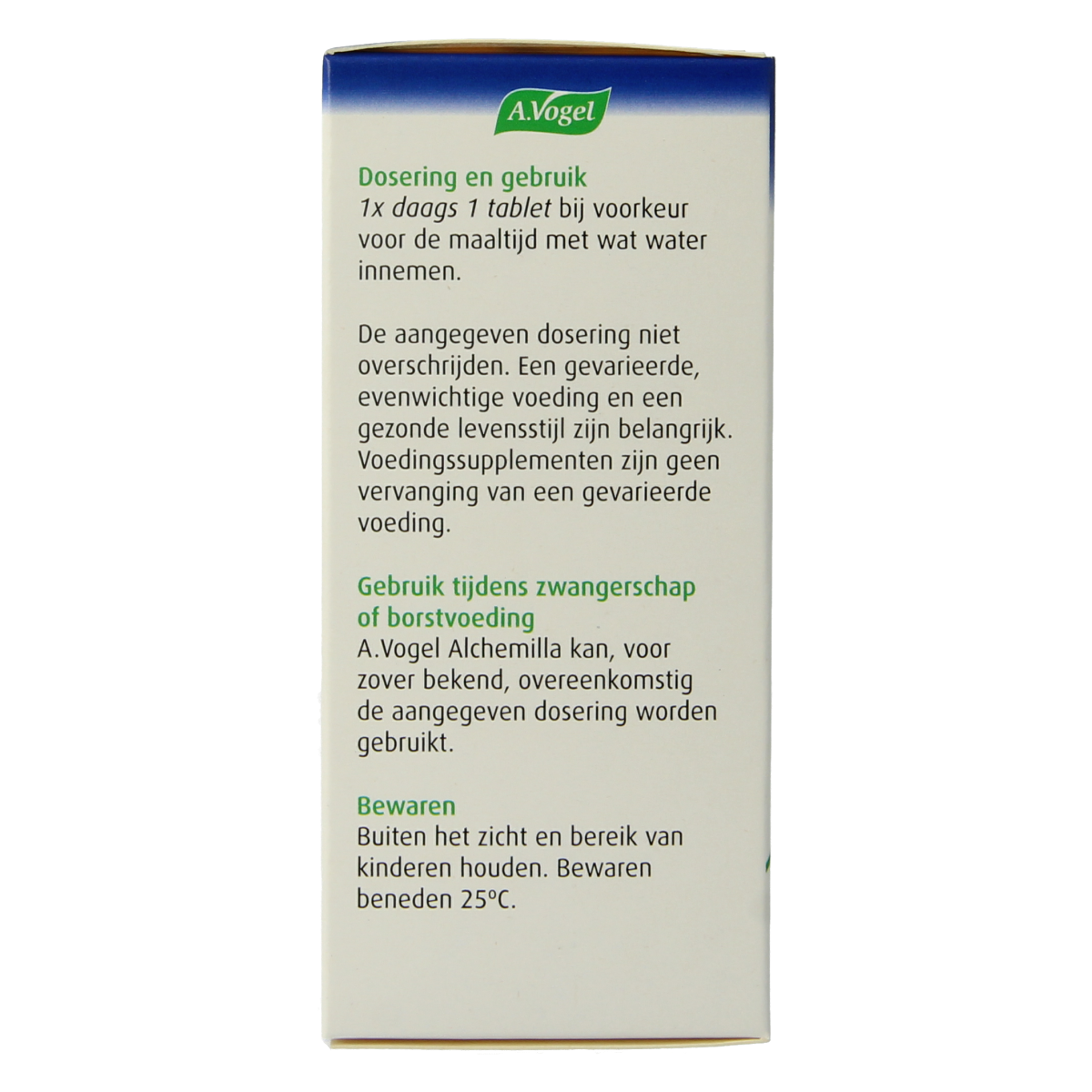 A Vogel Alchemilla gewrichten tabletten, herbal supplement in a bottle, with 60 tablets, for joint support and natural relief.