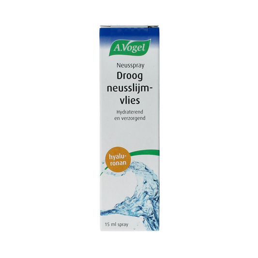 A Vogel Neusspray droge neusslijmvlies, 15 ml, nasal care spray for dry nasal mucous membranes, shown in the image.