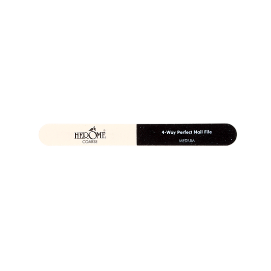 Herome 4-stappen nail file for manicure and pedicure, featuring a compact, multi-step nail care instrument.