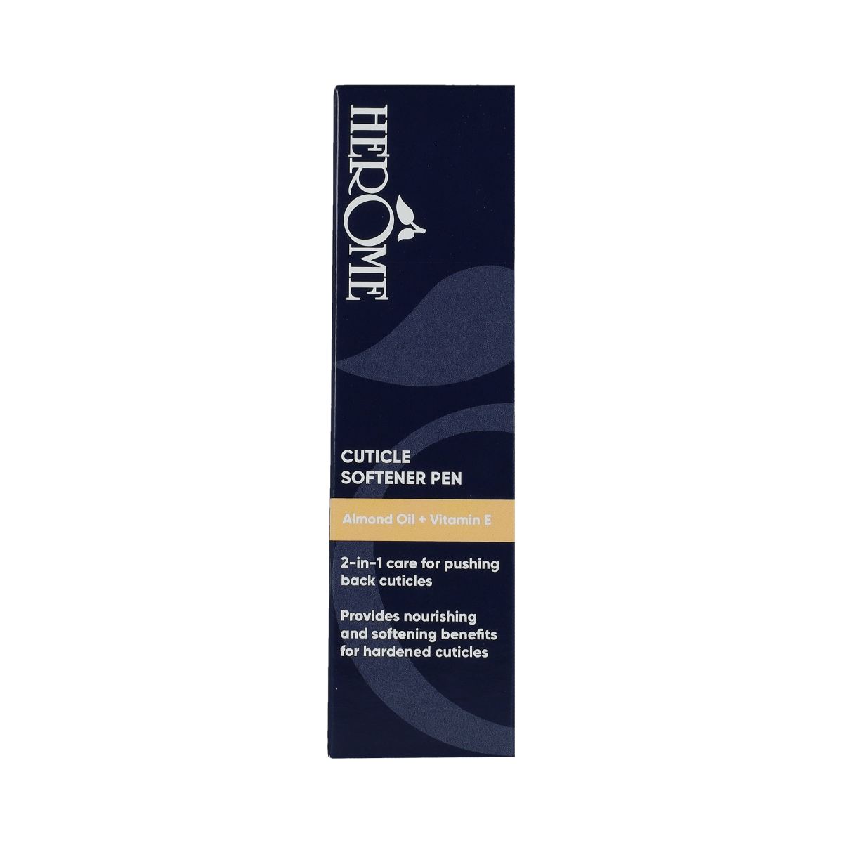 Herome Nagel cuticle soft pen, 4ml, hand skincare product for gentle cuticle care and softening in a sleek pen applicator.