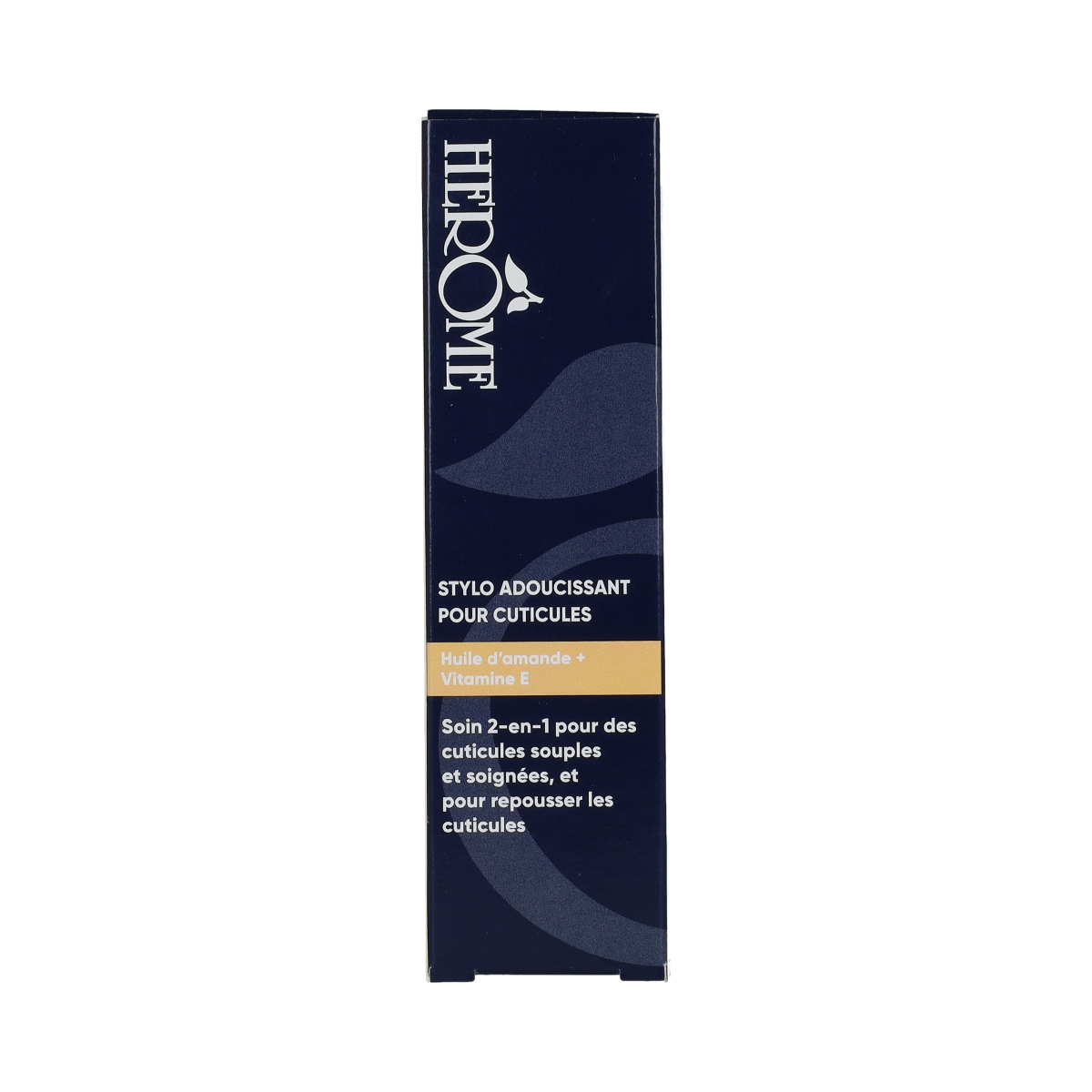 Herome Nagel cuticle soft pen for hand care, 4ml, gentle formula to soften and nourish cuticles in a sleek pen applicator.
