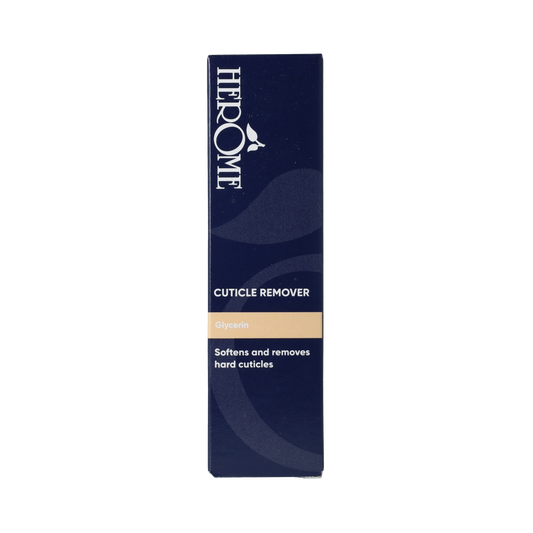 Herome cuticle remover gel in a 10ml tube, used for hand and nail care to soften and remove cuticles.